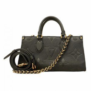 Louis Vuitton Monogram Empreinte On the Go EW M23640 Noir Women's Handbag